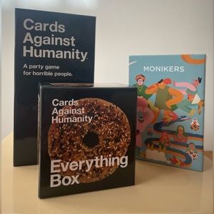 Cards Against Humanities, Everything Box, Monikers